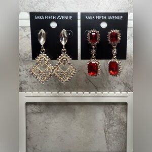 Saks Fifth Avenue Earring Bundle of Two